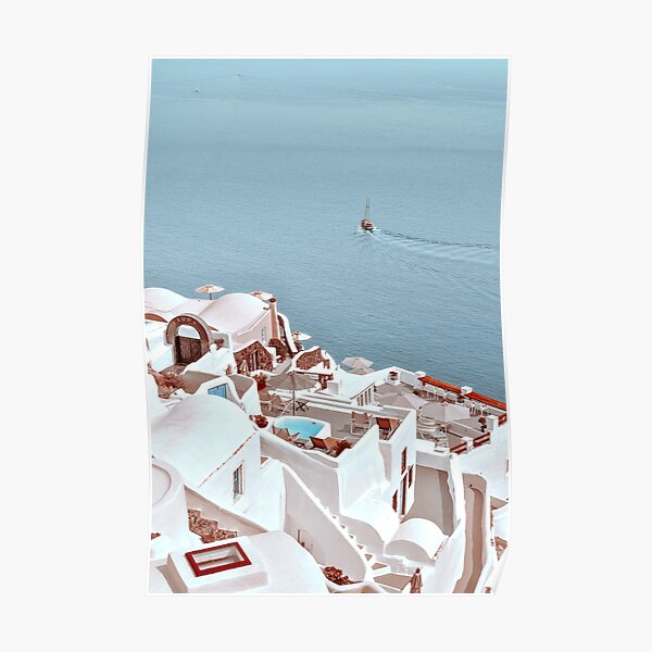 Greece, Santorini View Poster