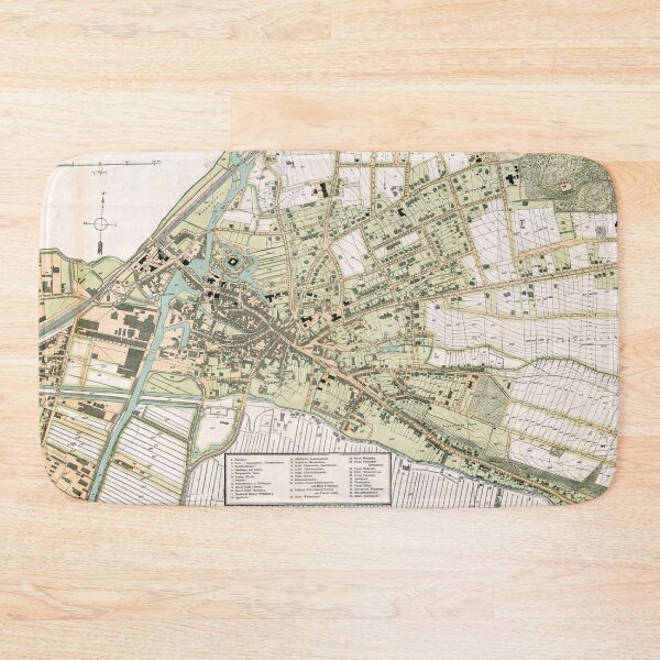 Item preview, Vintage Map of Burgdorf Germany (1904) designed and sold by BravuraMedia.
