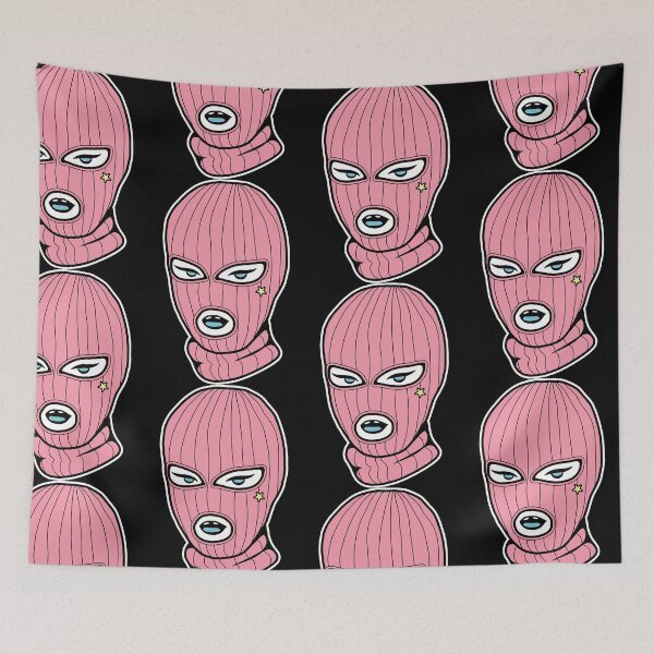 Item preview, pink ski mask  designed and sold by pirminio.