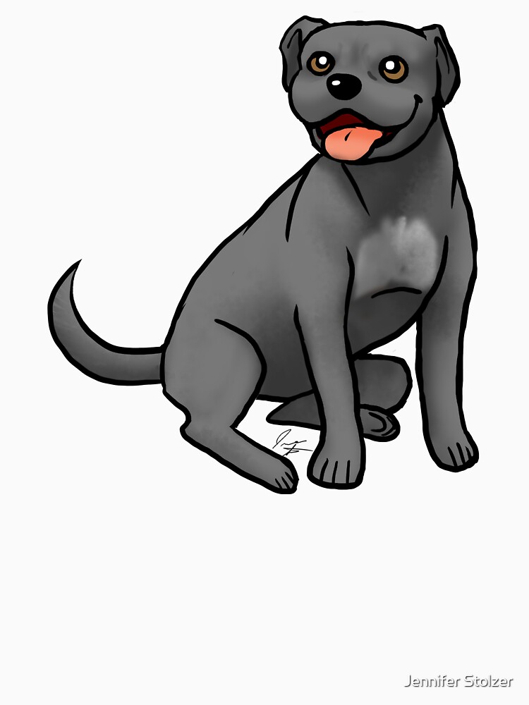 American Pit Bull Terrier - Black by jameson9101322
