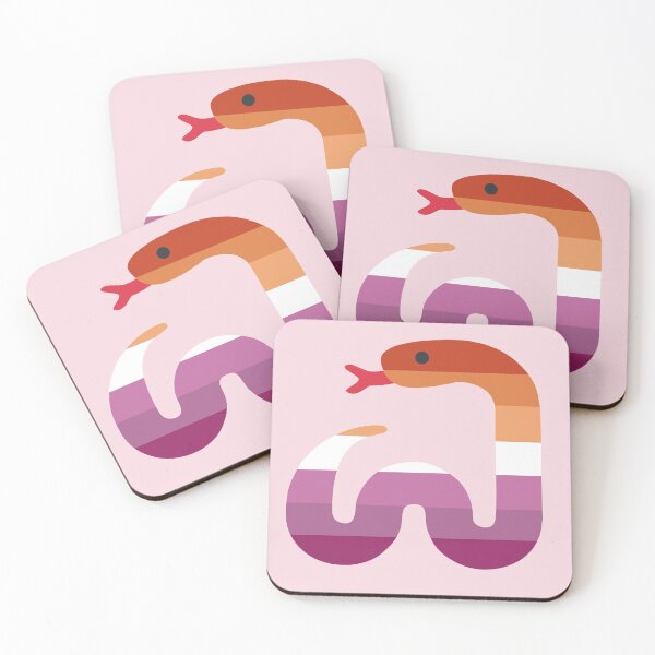 Item preview, Lesbian Snake Twitter Emoji designed and sold by guavaowl.
