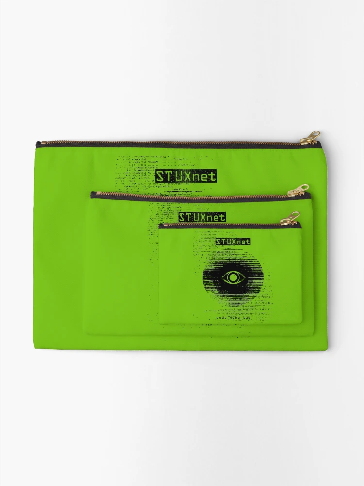 Thumbnail 2 of 4, Zipper Pouch, STUXNET. Code Gone Bad. designed and sold by danry.