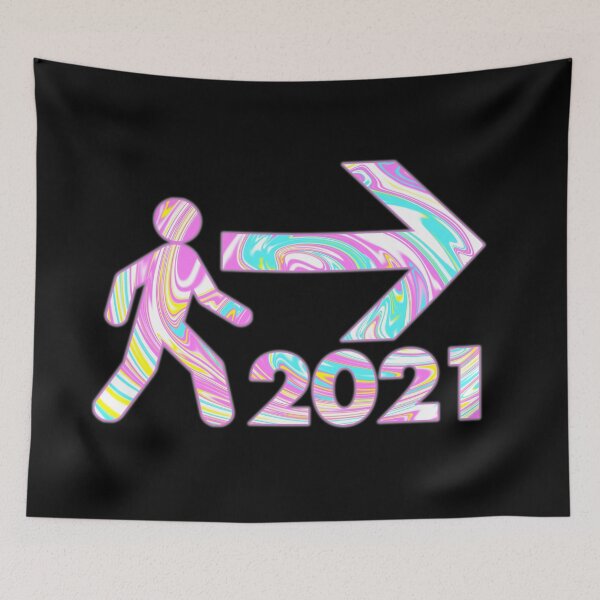 Item preview, 2021 THIS WAY In Paint Marble designed and sold by SquareClub.