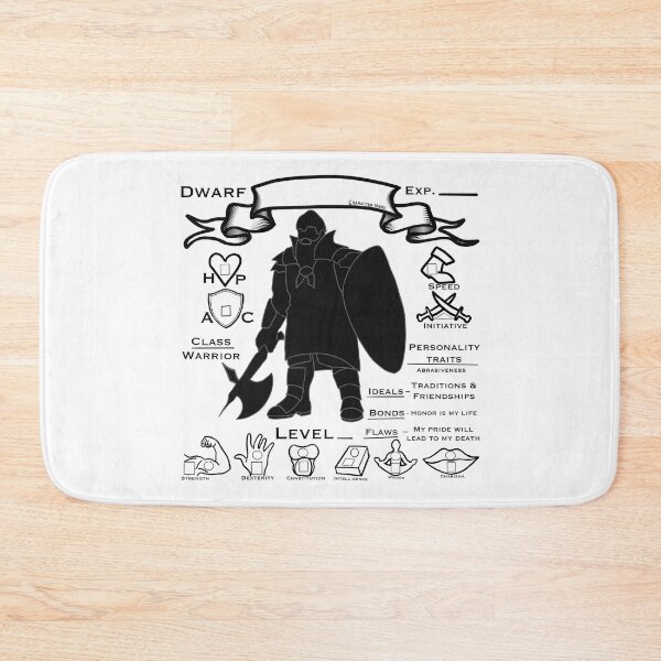 Item preview, Dwarf Stats  designed and sold by wdarbydesigns.