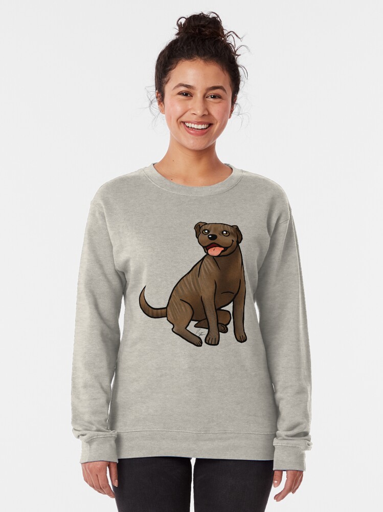 Alternate view of American Pit Bull Terrier - Brindle Pullover Sweatshirt