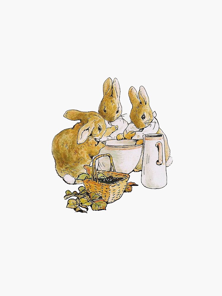 Thumbnail 3 of 3, Sticker, Peter Rabit Cooks designed and sold by Katew-f.