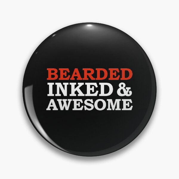 Item preview, Beard Inked and Awesome Manly Bearded Tattoos designed and sold by losttribe.