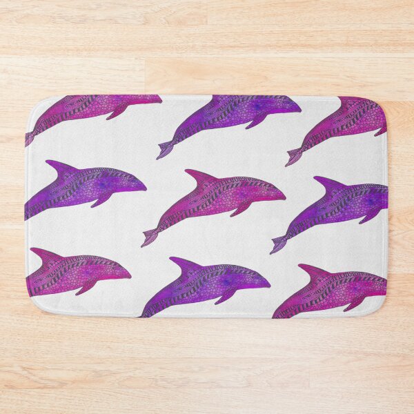 Item preview, Dusky Dolphin Pattern - Colourful Pink & Purple Abstract Watercolour design designed and sold by lisarudman.