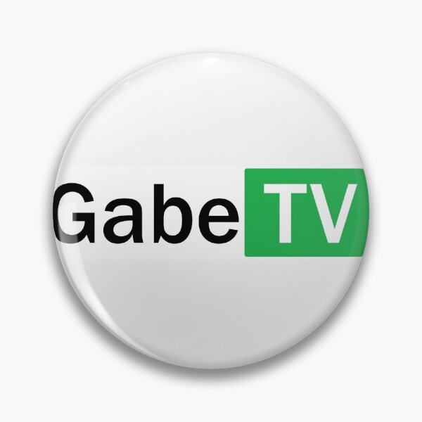 Item preview, Gabe TV Round Logo designed and sold by rubengarza12.
