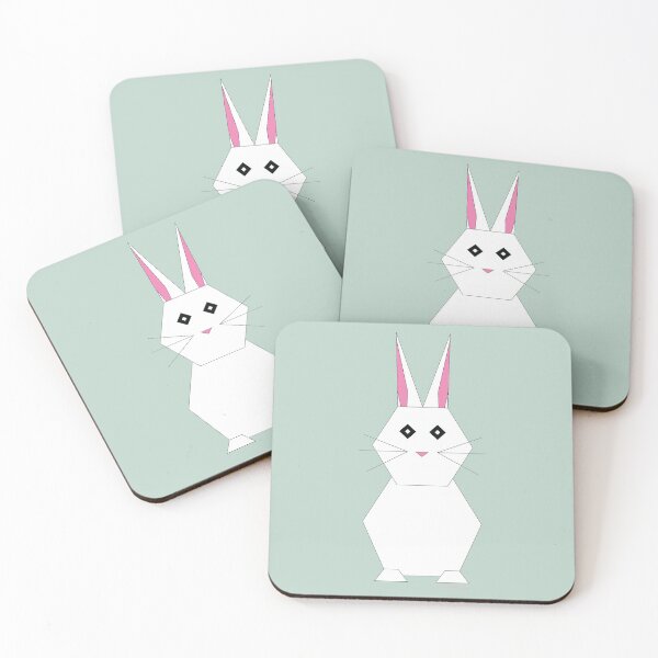 Item preview, Geometric Bunny without background designed and sold by Caseymakesart.