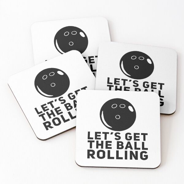 Item preview, Let's Get the Ball Rolling - Bowling Design designed and sold by HalpinDesign.