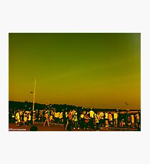 Happiness is...walk and seeing million seagulls... Photographic Print