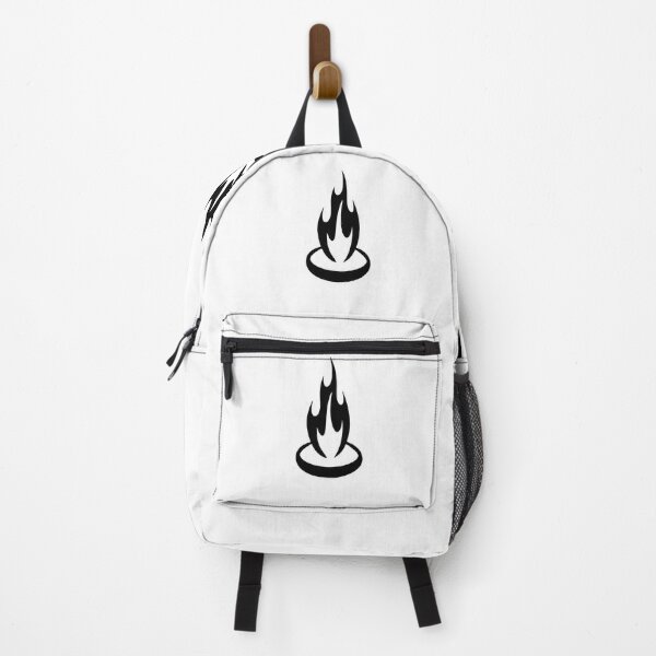 Flame Backpacks Redbubble - campfire roblox skyblock