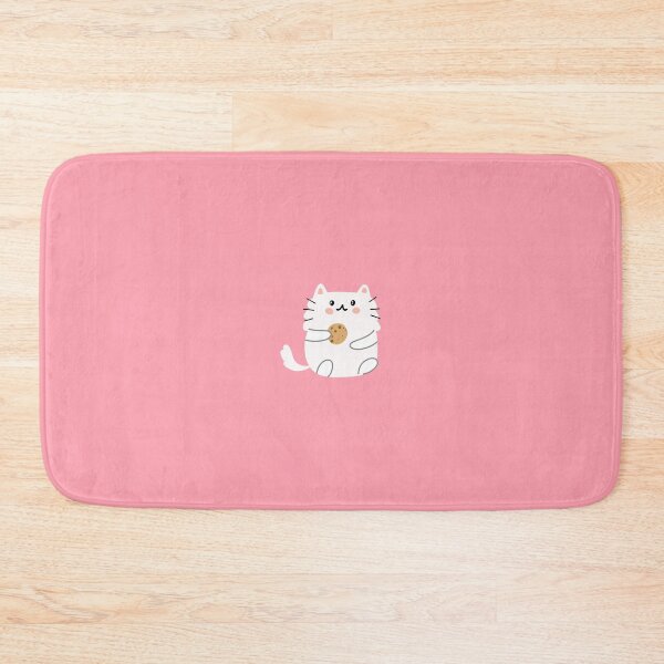 Item preview, Pink Cute Cat Eat cookies Pattern  designed and sold by TheDayArts.