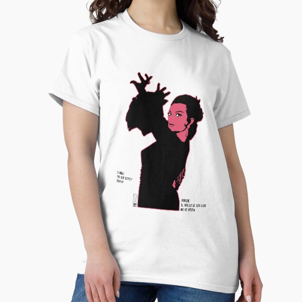 Vista previa del artículo con la obra «Lola Flores Silueta Rosa», diseñado y vendido por untight-design.