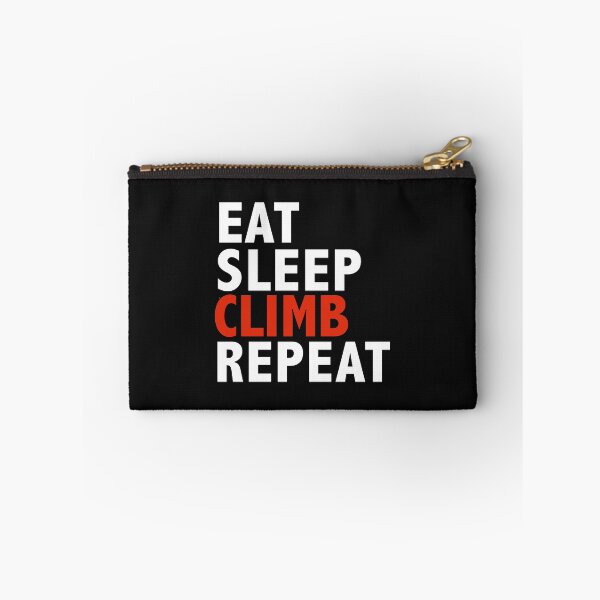 Item preview, Eat Sleep Climb Repeat Mountain Climber Mountaineer designed and sold by losttribe.