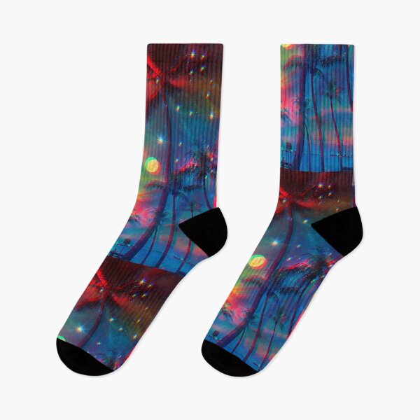 Item preview, Rainbow Palm Trees designed and sold by funhousejen.