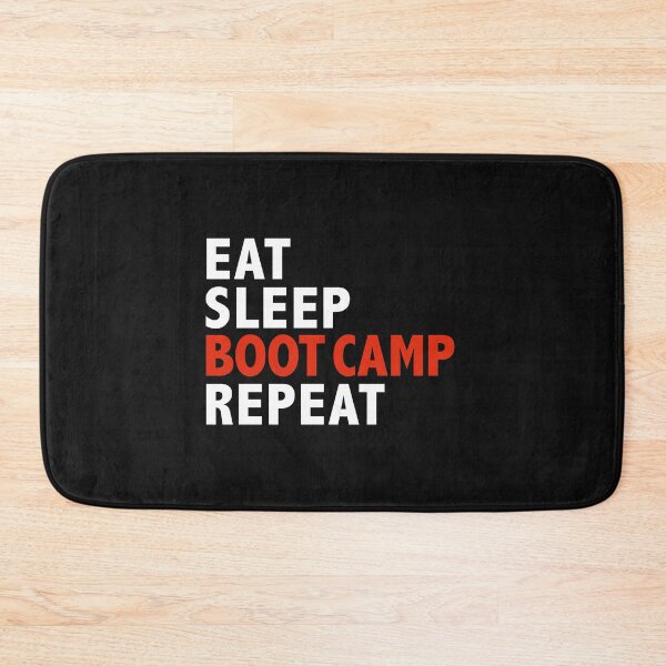 Item preview, Eat Sleep Bootcamp Repeat Fitness Workout designed and sold by losttribe.