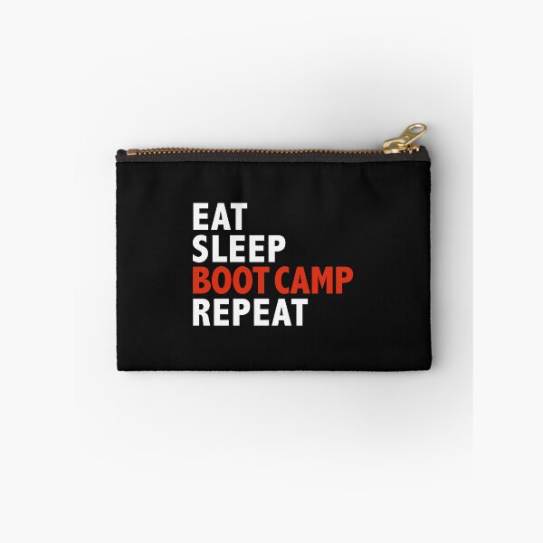 Item preview, Eat Sleep Bootcamp Repeat Fitness Workout designed and sold by losttribe.