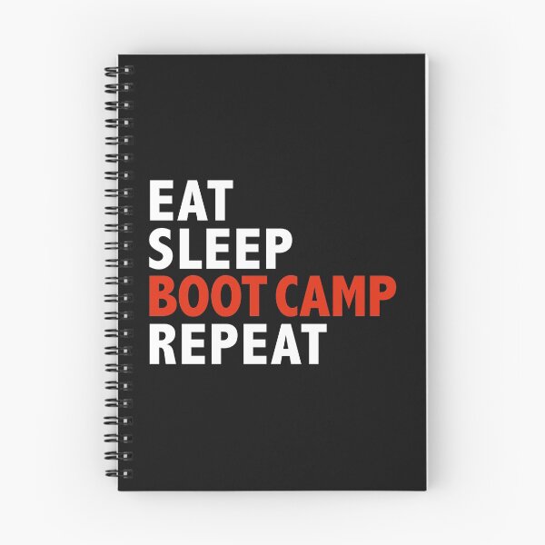 Item preview, Eat Sleep Bootcamp Repeat Fitness Workout designed and sold by losttribe.