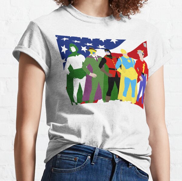 justice society of america t shirt