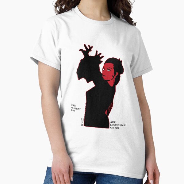 Vista previa del artículo con la obra «Lola Flores Silueta Roja», diseñado y vendido por untight-design.