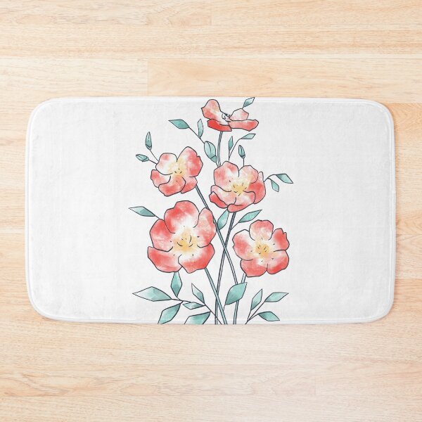Artikelvorschau, Wilde Gartenrose-Blumen-Illustration entworfen und verkauft von Amelyne.