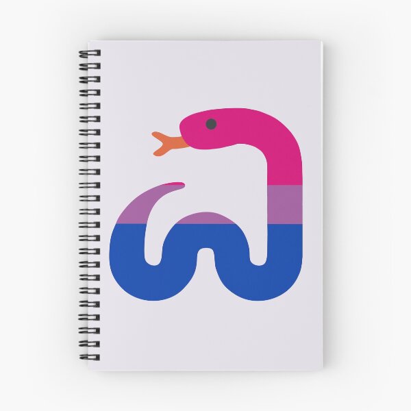 Item preview, Bi Snake Twitter Emoji designed and sold by guavaowl.
