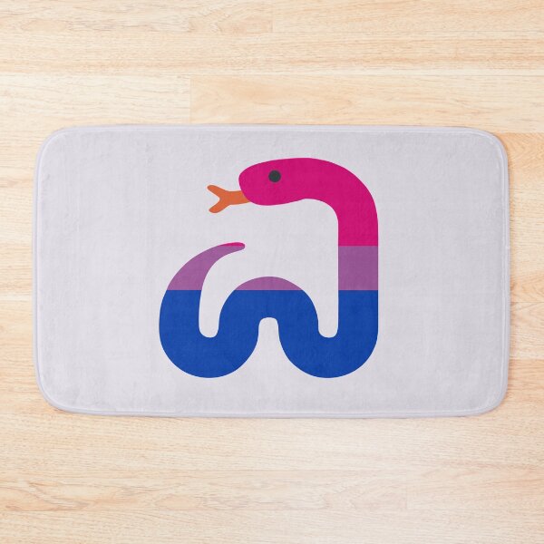Item preview, Bi Snake Twitter Emoji designed and sold by guavaowl.