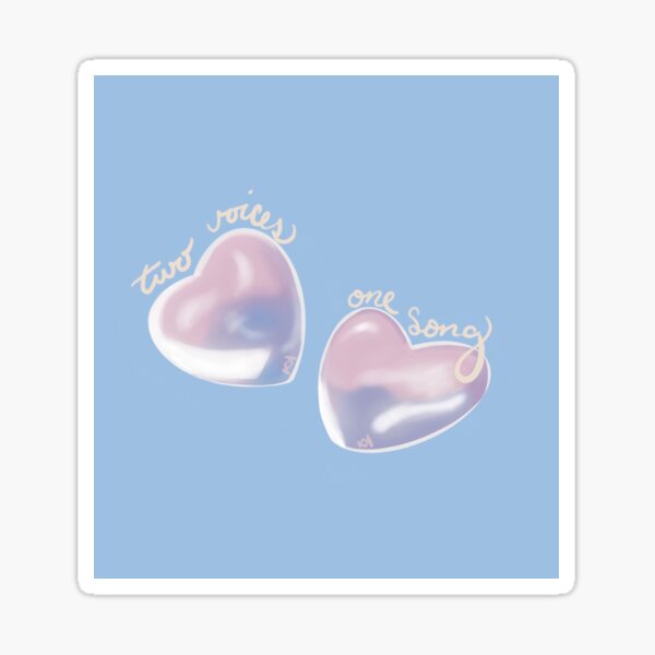 Item preview, Two voices, one song designed and sold by katieedraws.