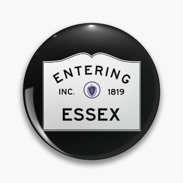 Item preview, Entering Essex - Commonwealth of Massachusetts Road Sign designed and sold by NewNomads.