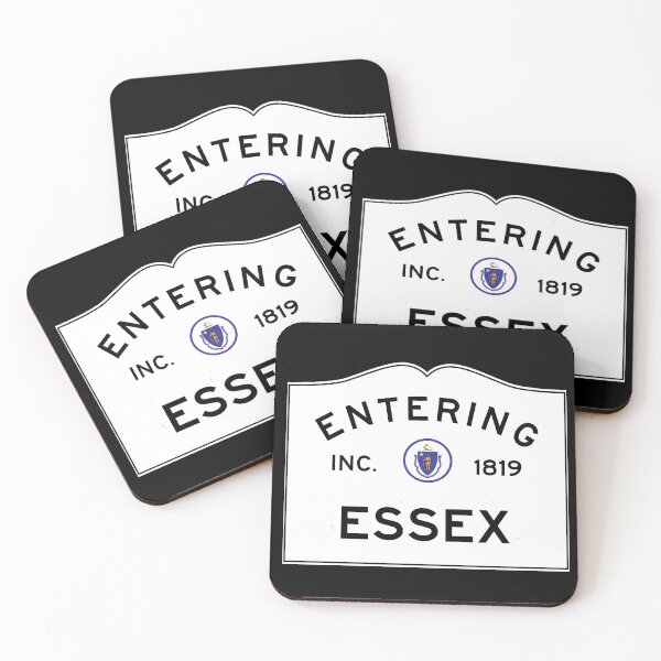 Item preview, Entering Essex - Commonwealth of Massachusetts Road Sign designed and sold by NewNomads.