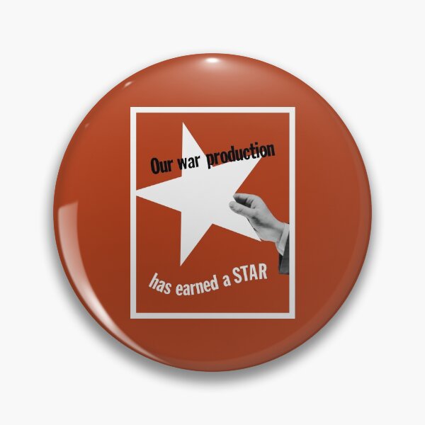 Item preview, Our War Production Has Earned A Star  designed and sold by warishellstore.