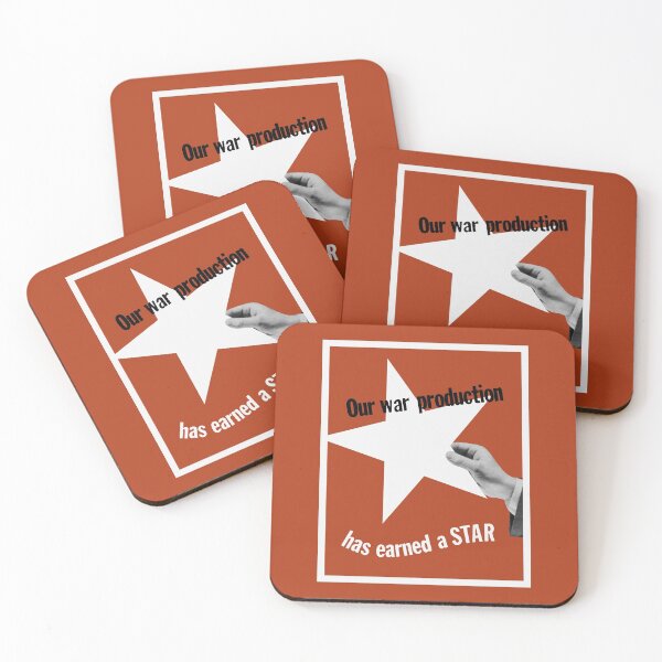 Item preview, Our War Production Has Earned A Star  designed and sold by warishellstore.