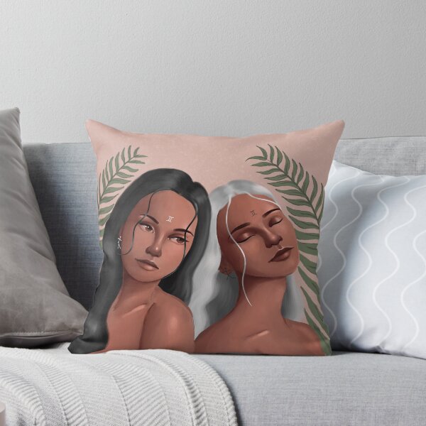 Artikelvorschau,  Als Zwilling wollte ich diesen Tierkreis personifizieren. Diese Frauen symbolisieren zwei Hälften, die zu einem Ganzen werden. Ich denke, Zwillinge haben zwei Seiten, die sie zu dem machen, was sie sind entworfen und verkauft von jesusperezart.