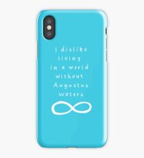 I dislike this world iPhone Case