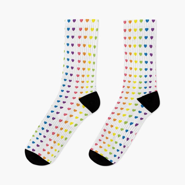 Artikelvorschau, Homosexuell Stolz - Regenbogenherzen auf Weiß entworfen und verkauft von ShowYourPRIDE.