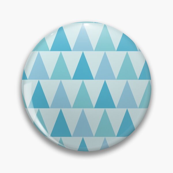 Item preview, Geometric Art - Isosceles Triangle Pattern Art in Blue designed and sold by Kelly Leung.