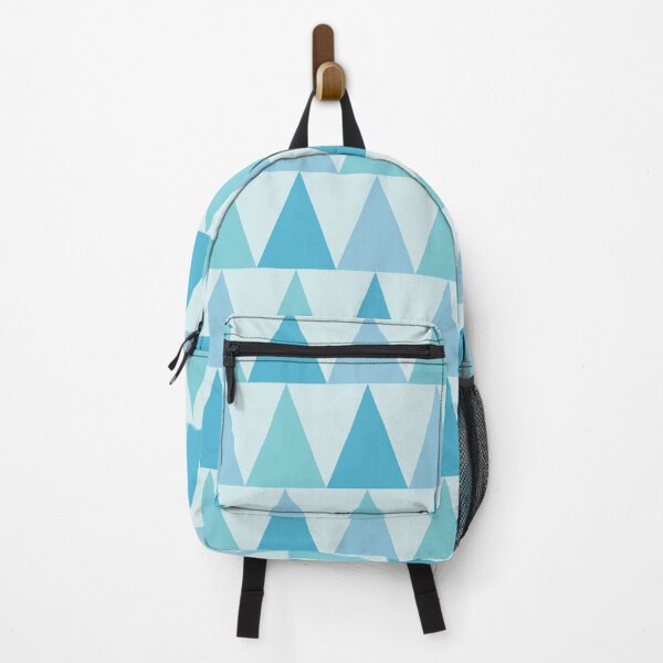 Item preview, Geometric Art - Isosceles Triangle Pattern Art in Blue designed and sold by Kelly Leung.