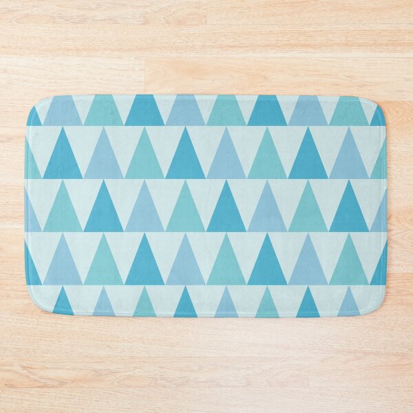 Item preview, Geometric Art - Isosceles Triangle Pattern Art in Blue designed and sold by Kelly Leung.