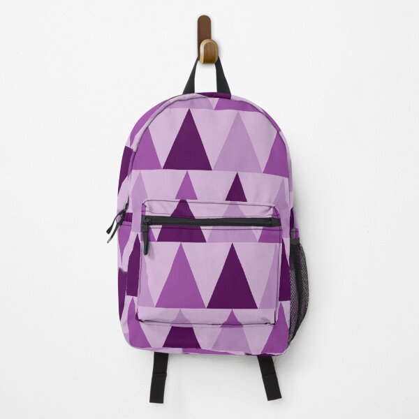 Item preview, Geometric Pattern Triangle Art in Purple designed and sold by Kelly Leung.