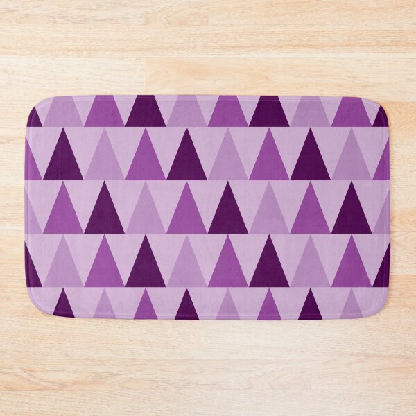 Item preview, Geometric Pattern Triangle Art in Purple designed and sold by Kelly Leung.