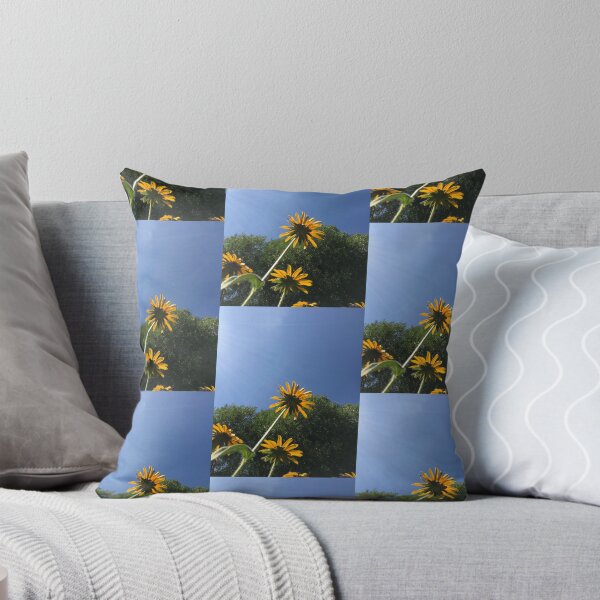 Item preview, Black-Eyed Susans, autumn yellow flowers, blue sky designed and sold by djrunnels.
