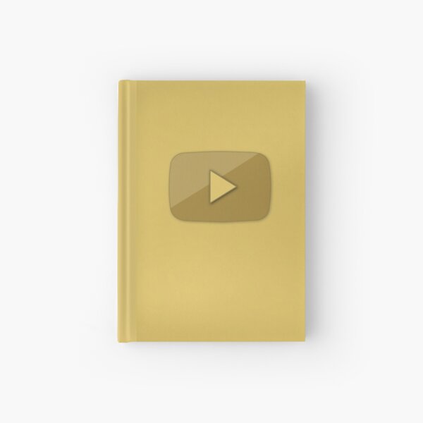 Convenient Youtube Gold Play Button Hardcover Journal By Xing7 Redbubble