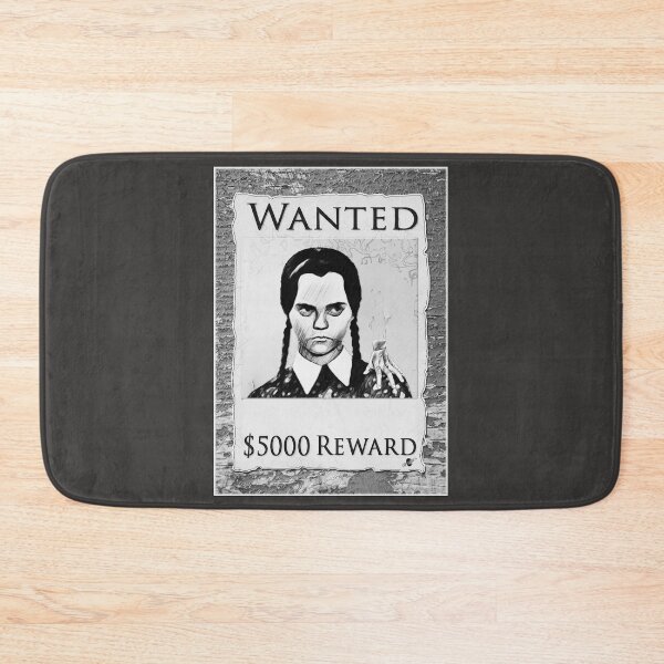 Item preview,  wednesday and the thing are sought reward 5000, 00 dollars, designed and sold by Cartsandrab.