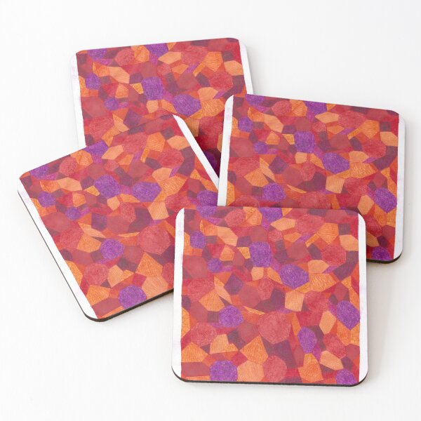 Item preview, Geometric Abstract: Warm Tertiary Colors designed and sold by Caseymakesart.