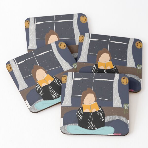 Item preview, Curled up with a good book designed and sold by EvesEasel.