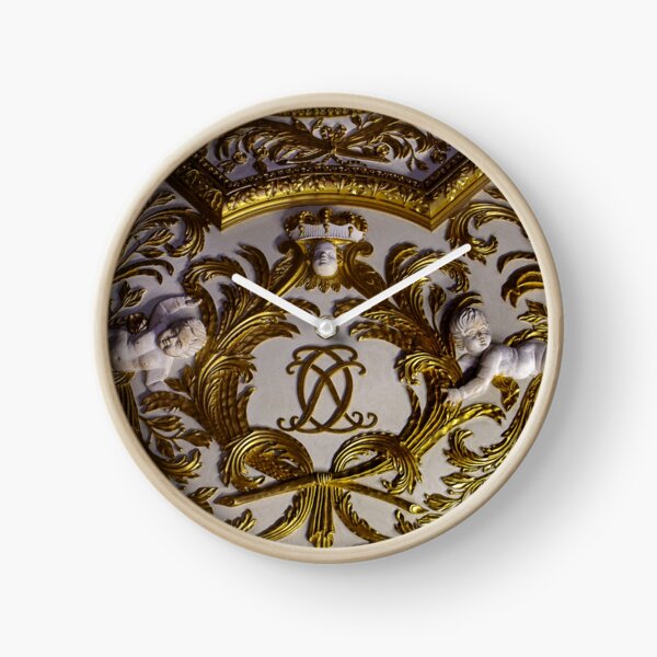 Schloss Charlottenburg - Berlin - Detail der Decke Uhr