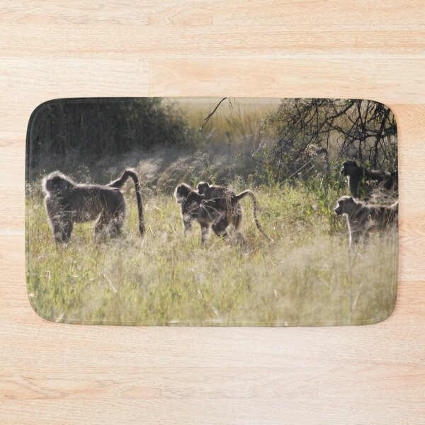 Item preview, Baboon monkeys savanna africa mammal	 designed and sold by EstelleRossetti.