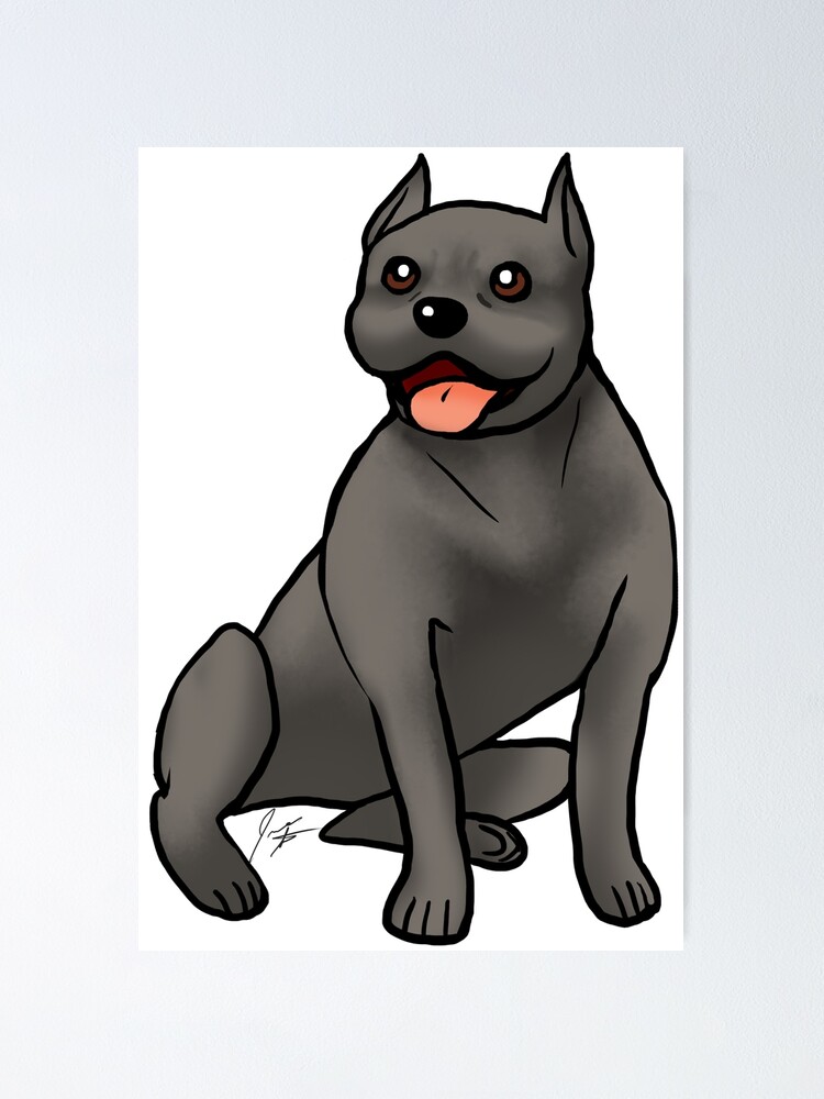 Alternate view of American Staffordshire Terrier - Black Poster